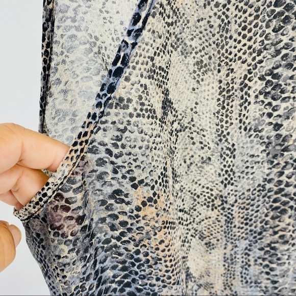 Aritzia Wilfred Silk Cheetah Print Racerback Tank - Picture 2 of 13